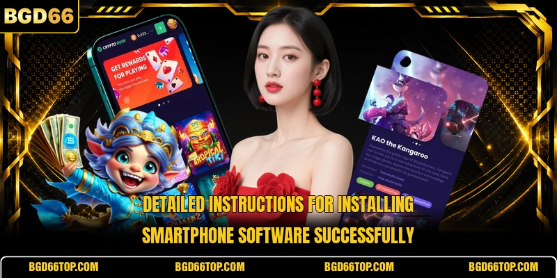 Detailed instructions for installing smartphone software successfully