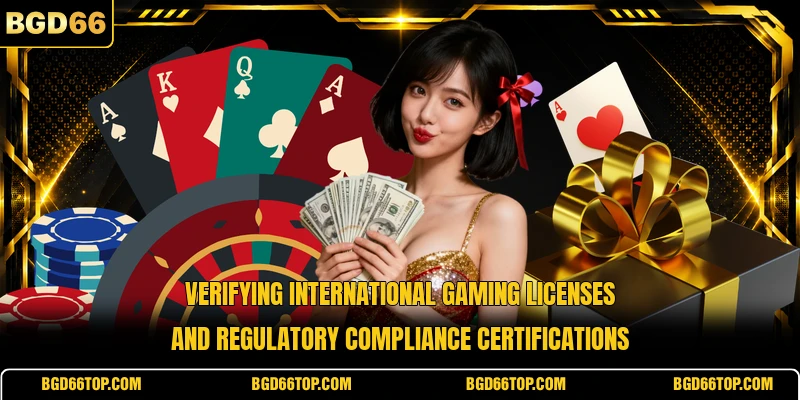 Verifying international gaming licenses and regulatory compliance certifications